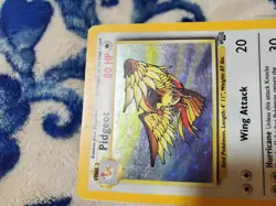Pokemon TCG Card English Jungle Set Pidgeot 8/64 Holo Rare MOD PLAYED - Image 3