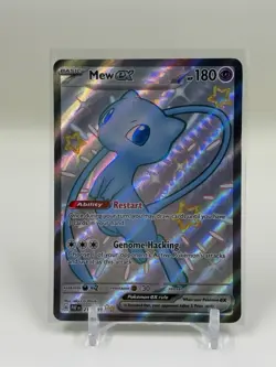 Pokemon Cards Mew ex 216/091 Full Art Secret Rare Paldean Fates - (NM) - Image 1