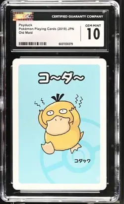 CGC 10 Psyduck Old Maid 2019 Japanese Pokemon Card GEM MINT CONDITION - Image 1