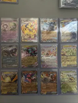 12 Card Pokemon EX Lot Mint/Nm Vmax Scarlet and Violet - Image 1