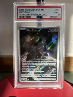 Pokemon TCG Mewtwo 052 Scarlet & Violet Promo Holo Card PSA 9 - Image 4