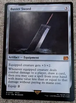 BUSTER SWORD - #255 Regular - Final Fantasy - Mtg - Mythic - Image 1