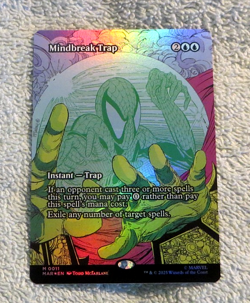 Mindbreak Trap 0011 Mythic Borderless Foil - Magic MTG Spiderman - Image 1