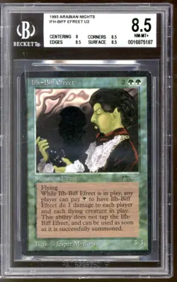 Magic MTG Arabian Nights Ifh-Biff Efreet BGS 8.5 (8, 8.5, 8.5, 8.5) NEAR MINT NM - Image 1
