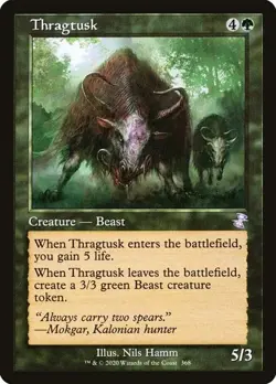 Thragtusk Time Spiral Remastered NM MTG - Image 1