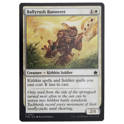 x4 Ballyrush Banneret Foundations Creature Kithkin Soldier White M/NM Common MTG - Image 1