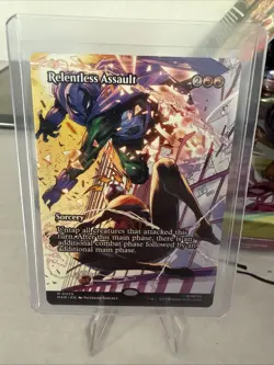 WOTC Marvel Eternal-Legal Relentless Assault (Borderless) (MR) NM - Image 1