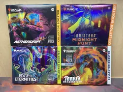 Magic the Gathering Omega Collector 4 Box Lot - Edge Of Eternities, Tarkir - New - Image 1