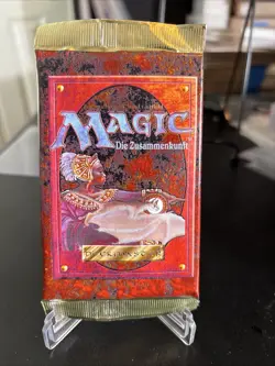 Magic The Gathering Fourth Edition Booster Pack (German) Sealed - Image 1