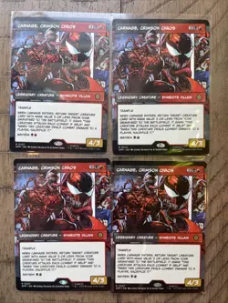 Carnage, Crimson Chaos (Borderless) Marvel's Spider-Man Regular X 4 - Image 1