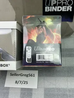 Magic the Gathering Final Fantasy Cloud Ultra Pro Binder & Deck Box Lot - Image 3