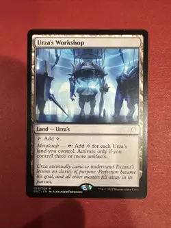 Urza’s Workshop FOIL Mtg Brothers War Nm Near Mint - Image 1