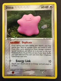 NM Ditto 35/113 EX Delta Species Pokemon Card - Image 1