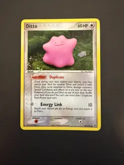 NM Ditto 35/113 EX Delta Species Pokemon Card - Image 2