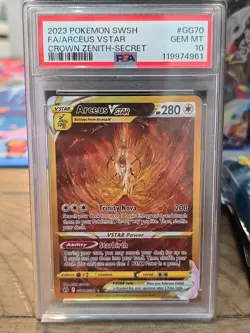 Pokemon Crown Zenith Gold Vstar Full Set All Four PSA 10 GEM MINT - Image 3