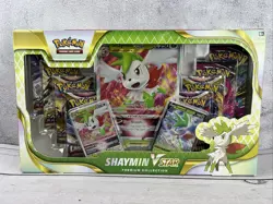 Pokemon TCG: Shaymin V Star Premium Collection Box New Factory Sealed 8 Boosters - Image 1