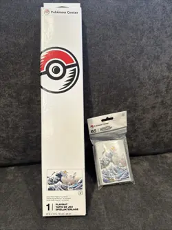 Pokemon TCG Great Wave Pikachu Playmat & Sleeves (65) SOLD OUT! - Image 1