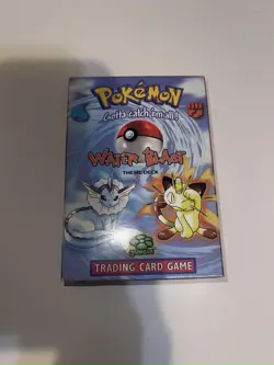 Pokemon Water Blast Theme Deck WOTC *Incomplete* - Image 1