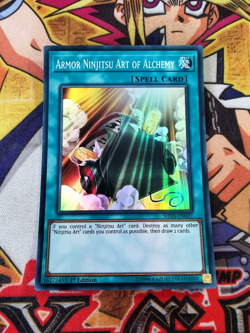 Armor Ninjitsu Art of Alchemy shva-en027 1st Edition (NM+) Super Rare Yu-Gi-Oh! - Image 1