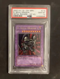 2002 Yu-Gi-Oh! B. Skull Dragon Metal Raiders 1st Edition GEM MT PSA 10 - Image 1