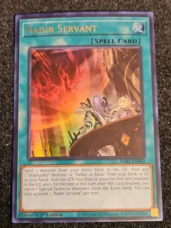 Yu-Gi-Oh! TCG Nadir Servant RA01-EN062 Ultra Rare 1st Edition NM - Image 1