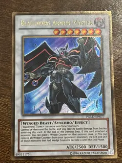 Blackwing Armor Master PGLD-EN077 Premium Gold Unlimited Gold Rare LP - Image 1