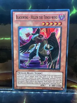 Blackwing - Hillen the Tengu-wind EXVC-EN008 Super Rare Unlimited VLP (slot#219) - Image 1