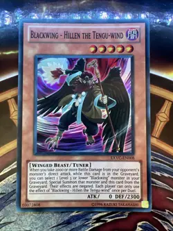 Blackwing - Hillen the Tengu-wind EXVC-EN008 Super Rare Unlimited VLP (slot#219) - Image 5