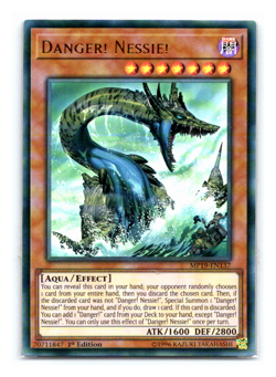 Danger! Nessie! - MP19-EN137 - Ultra Rare - 1st Edition Yugioh - Image 1
