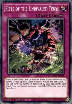 Fists Of The Unrivaled Tenyi - 1st Edition MP20-EN135 - NM - YuGiOh - Image 1