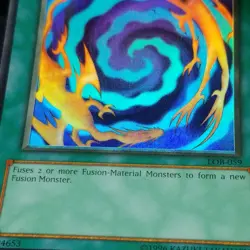 Polymerization LOB-059 Played MP Super Holo Rare Yugioh Card Magic 2002 - Image 2