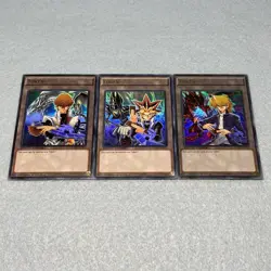 Yugioh Yugi + Kaiba + Joey LDK2 Limited Ed Ultra Rare 3 Card Set NM - Image 1