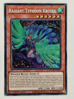 Yu Gi Oh - DOOD-EN015 Radiant Typhoon Krosea - Secret Rare - Image 1