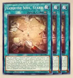 Yugioh! 3x Vanquish Soul, Start! DUAD-EN066 Common 1st Ed NM - Image 1