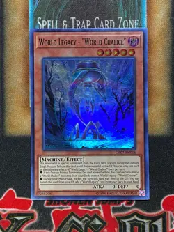 Yugioh World Legacy - “World Chalice” OP07-EN006 Super Rare NM - Image 1