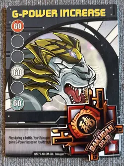 Bakugan:Battle Brawlers | G-Power Increase🔵 Blue Ability Card | 26/48c - Image 2