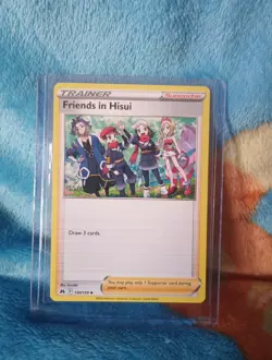 2023 Trainer Supporter Friends In Hisui Pokemon Training Card Game - Image 1