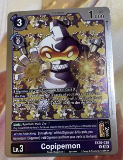 Digimon Card Game Copipemon EX10-038 R Foil - Image 1