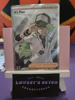 N's Plan 163/086 Pokemon Card Sv: Black Bolt Set Holo - Image 1