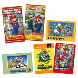 Super Mario Bros. History Card Wafers No 6 USA NES BANDAI Genuine Japan wafer - Image 5
