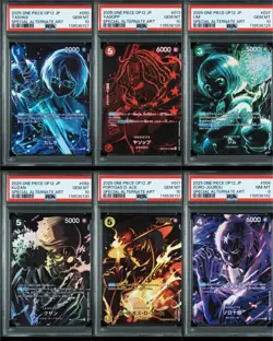 One Piece Card Game PSA10 Lot 6 Consecutive Shitei Bonds Zoro PSA8 Others PSA10 - Image 1