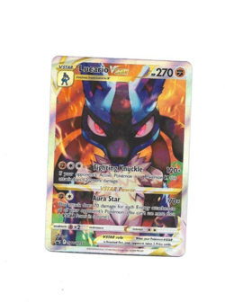 Pokemon TCG Lucario VSTAR SWSH291 Sword and Shield Black Star Promo Foil Card NM - Image 1
