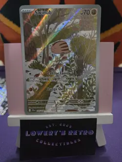 Swinub 165/159 Pokemon Card Sv09: Journey Together Set Holo - Image 1