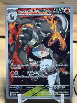 Team Rocket’s Houndoom 191/182 Secret Rare Pokemon Card - NM/M - Image 1