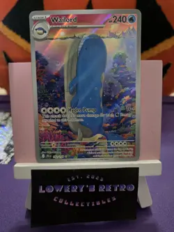Wailord 162/159 Pokemon Card Sv09: Journey Together Set Holo - Image 1