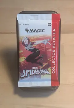 Marvel Spiderman SEALED Collector Booster Pack MTG - Image 1