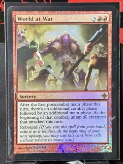World at War - FOIL - MTG - Rise of the Eldrazi - 172/248 - RARE ~ LP - Image 2