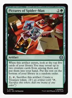 Pictures of Spider-Man | FOIL | MTG x Marvel Spider-Man SPM | New 2025 | EDH |NM - Image 1