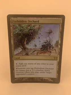 MTG Champions of Kamigawa FOIL Forbidden Orchard, Magic The Gathering, 2004 - Image 1