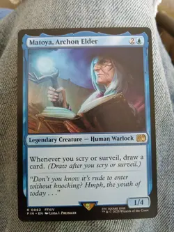 MATOYA, ARCHON ELDER Magic the Gathering MTG Final Fantasy MINT PACK FRESH!! - Image 1